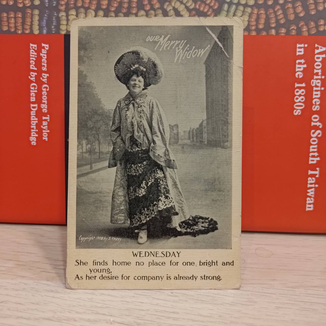 1908 US antique postcard / 1908 年美國古董明信片